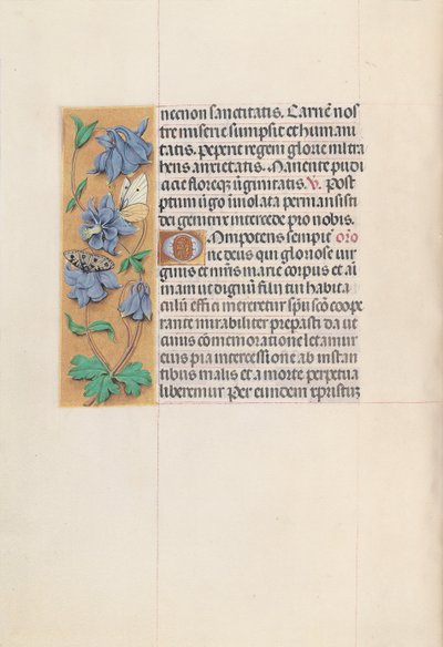 Ore di Isabella la Cattolica, Regina di Spagna: Fol. 83v, c. 1500 da Master of the First Prayerbook of Maximillian
