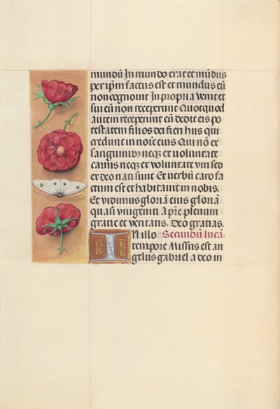 Ore della regina Isabella la Cattolica, regina di Spagna:  Fol. 93v da Master of the First Prayerbook of Maximillian