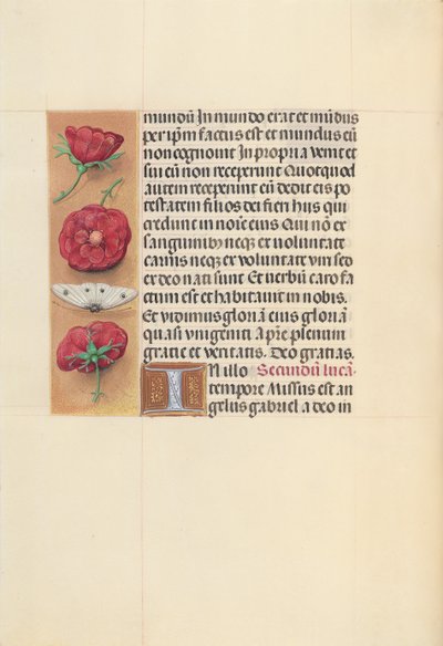 Ore di Isabella la Cattolica, Regina di Spagna: Fol. 93v, c. 1500 da Master of the First Prayerbook of Maximillian