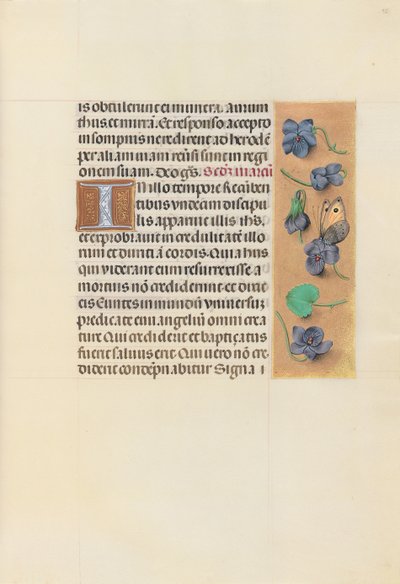 Ore di Isabella la Cattolica, Regina di Spagna: Fol. 96r, c. 1500 da Master of the First Prayerbook of Maximillian