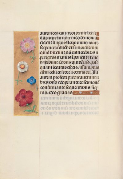 Ore di Isabella la Cattolica, Regina di Spagna: Fol. 96v da Master of the First Prayerbook of Maximillian