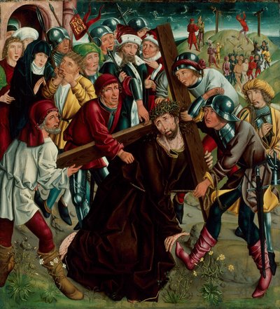 Cristo che porta la croce, c.1490 da Master of the Freising Visitation