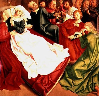 La morte della Vergine da Master of the Freising Visitation