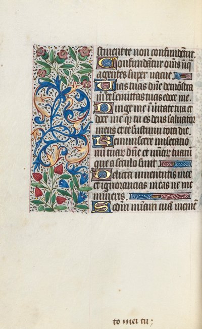 Libro delle Ore (uso di Rouen): fol. 118v da Master of the Geneva Latini