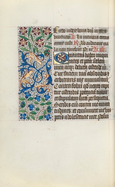 Libro delle Ore (uso di Rouen): fol. 122v da Master of the Geneva Latini