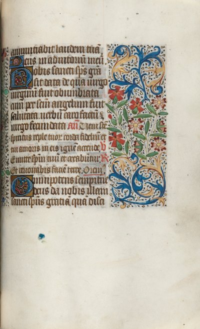 Libro delle Ore Uso di Rouen: fol. 100r, c. 1470 da Master of the Geneva Latini