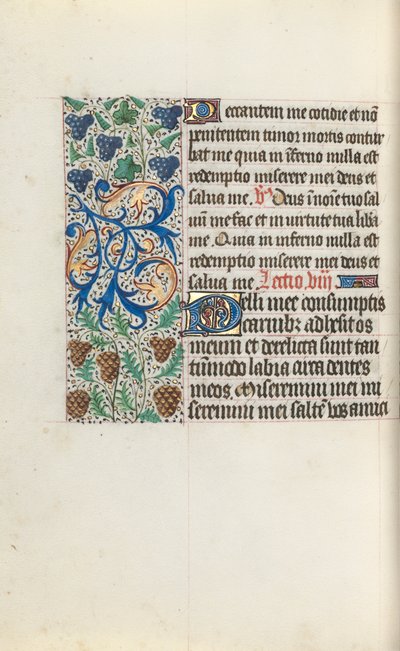 Libro delle Ore Uso di Rouen: fol. 131v, c. 1470 da Master of the Geneva Latini