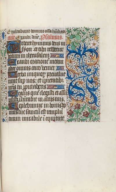 Libro delle Ore Uso di Rouen: fol. 136r da Master of the Geneva Latini