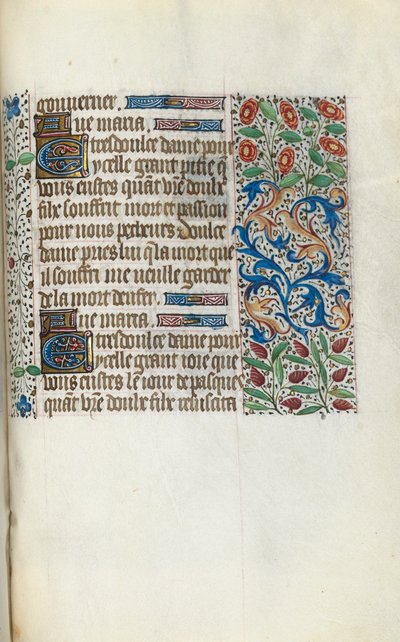 Libro delle Ore Uso di Rouen: fol. 150r, c. 1470 da Master of the Geneva Latini