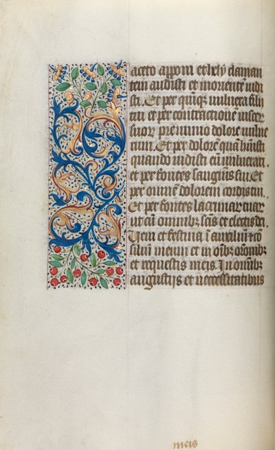 Libro delle Ore Uso di Rouen: fol. 20v, c. 1470 da Master of the Geneva Latini