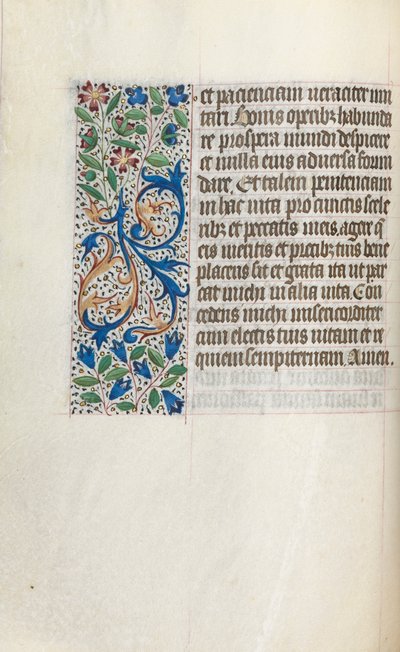 Libro delle Ore Uso di Rouen: fol. 26v, c. 1470 da Master of the Geneva Latini