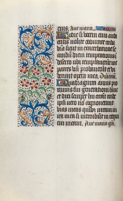 Libro delle Ore Uso di Rouen: fol. 29v, c. 1470 da Master of the Geneva Latini