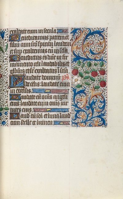 Libro delle Ore Uso di Rouen: fol. 44r, c. 1470 da Master of the Geneva Latini