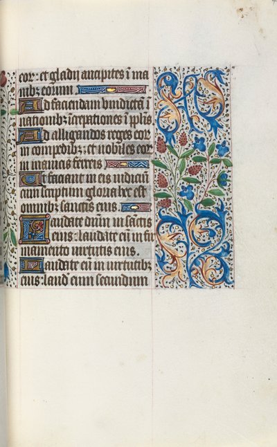 Libro delle Ore Uso di Rouen: fol. 46r, c. 1470 da Master of the Geneva Latini