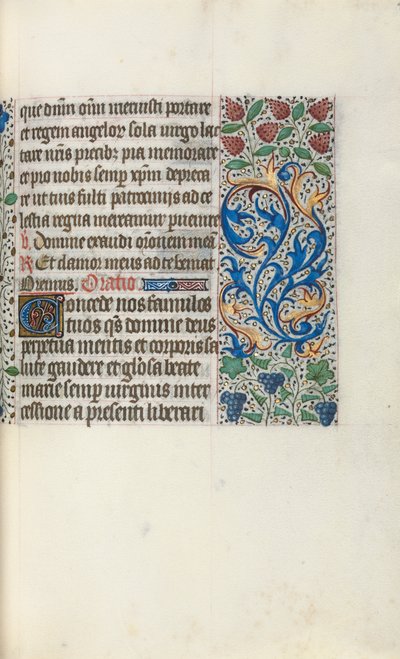 Libro delle Ore Uso di Rouen: fol. 49r da Master of the Geneva Latini