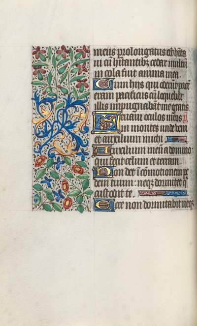 Libro delle Ore Uso di Rouen: fol. 61v, c. 1470 da Master of the Geneva Latini