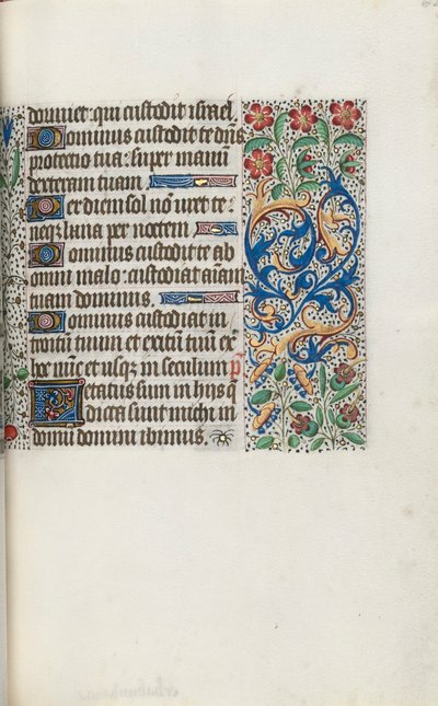 Libro delle Ore Uso di Rouen: fol. 62r, c. 1470 da Master of the Geneva Latini