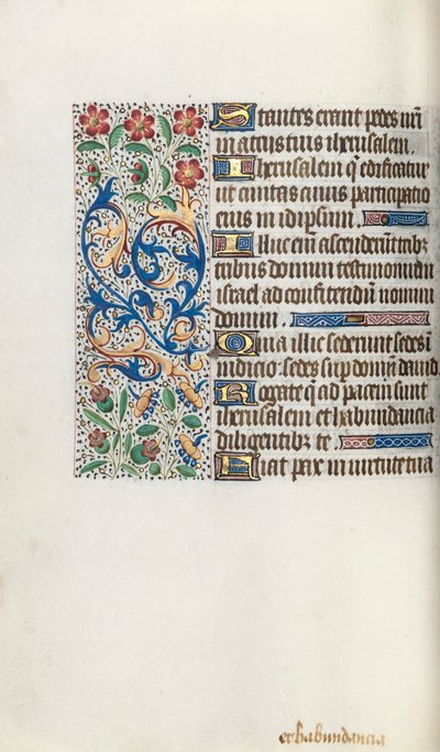Libro delle Ore Uso di Rouen: fol. 62v, c. 1470 da Master of the Geneva Latini