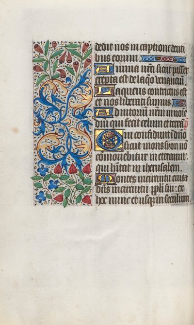 Libro delle Ore Uso di Rouen: fol. 65v, c. 1470 da Master of the Geneva Latini