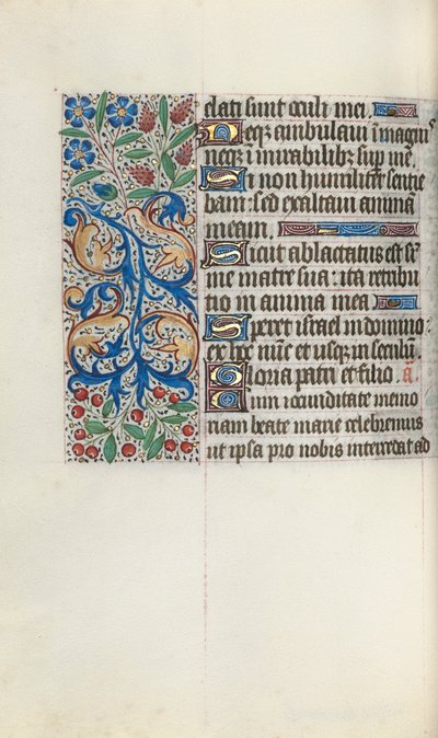 Libro delle Ore Uso di Rouen: fol. 77v, c. 1470 da Master of the Geneva Latini