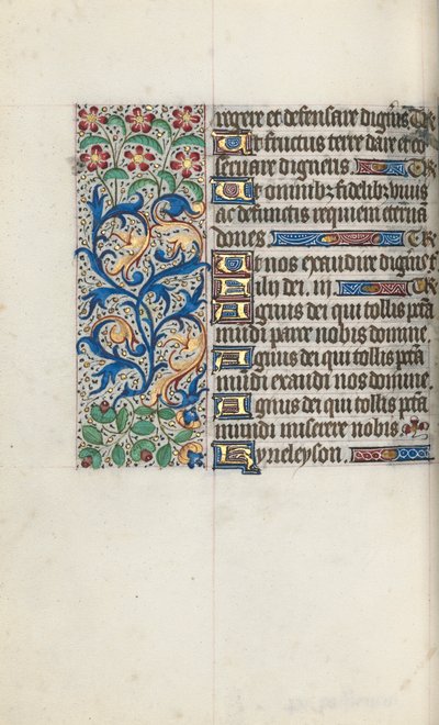 Libro delle Ore Uso di Rouen: fol. 95v, c. 1470 da Master of the Geneva Latini