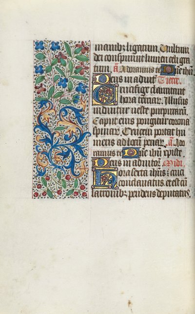 Libro delle Ore Uso di Rouen: fol. 97v, c. 1470 da Master of the Geneva Latini