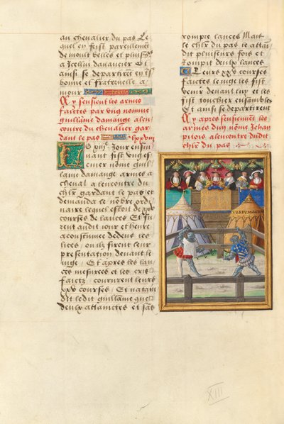 Jacques de Lalaing combatte contro l