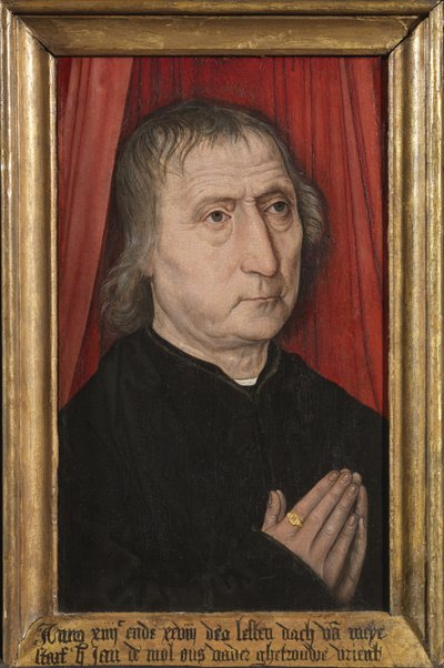 Ritratto di Jan de Mol, c.1485 da Master of the Guild of Saint George at Malines