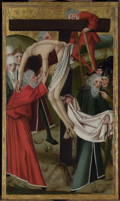 La deposizione da Master of the Hanover Marktkirche Altar