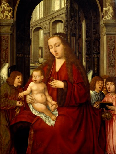 Madonna con Bambino, inizio XVI secolo da Master of the Holy Blood