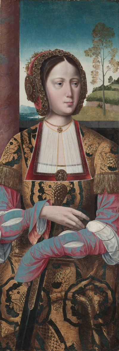Santa Caterina, 1520 circa (tempera su tavola) da Master of the Holy Blood