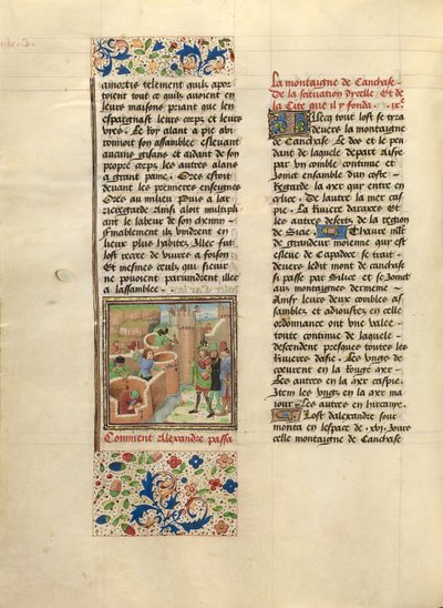 La fondazione di Alessandria in Caucaso da Master of the Jardin de vertueuse consolation
