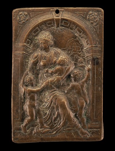 Allegoria della carità, c. 1580 da Master of the Judgment of Solomon
