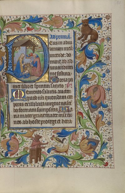 Iniziale D: La Natività da Master of the Lee Hours