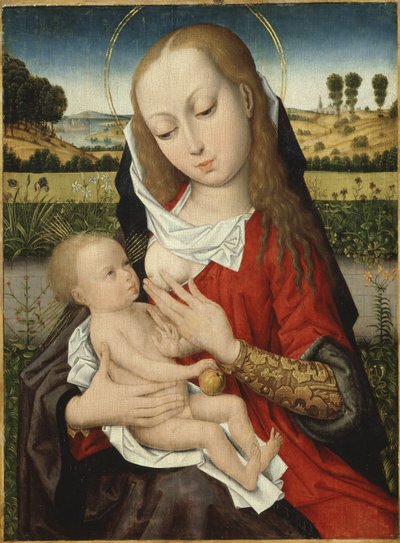 La Vergine che allatta il Bambino da Master of the Legend of St. Catherine