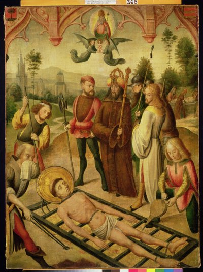 Martirio di San Lorenzo da Master of the Legend of St. Ursula