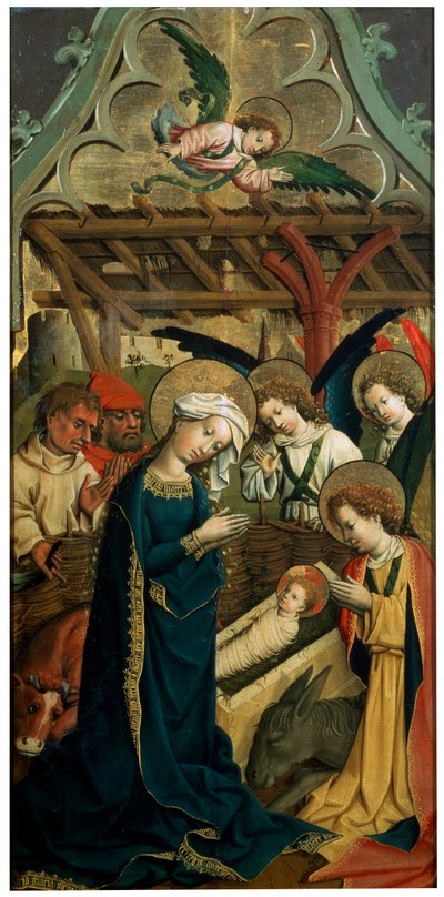 La Natività di Cristo, c. 1440 da Master of the Lichtenstein Castle