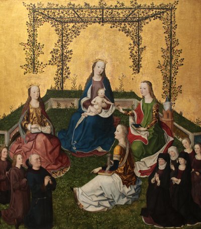 Madonna con Bambino nel pergolato di rose, ca 1470 da Master of the Life of Virgin Mary