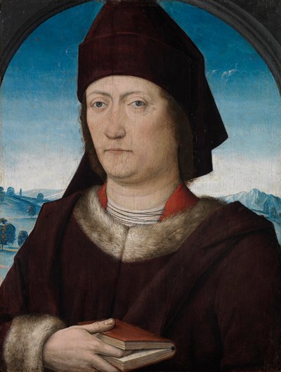 Ritratto di uno studioso da Master of the Life of the Virgin