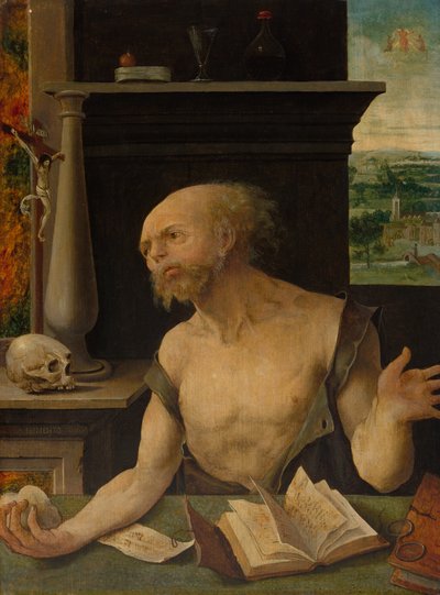 San Girolamo in Penitenza da Master of the Lille Adoration