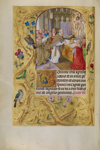 La Messa di San Gregorio da Master of the Lübeck Bible