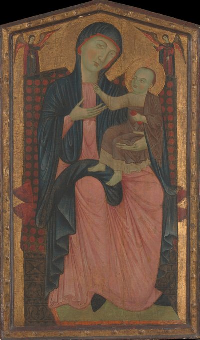 Madonna col Bambino in trono da Master of the Magdalen