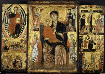 Madonna col Bambino in trono da Master of the Magdalen