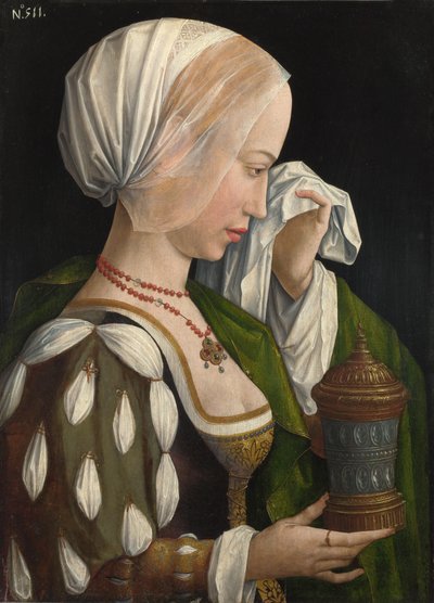 La Maddalena Piangente, c. 1525 da Master of the Magdalen Legend,