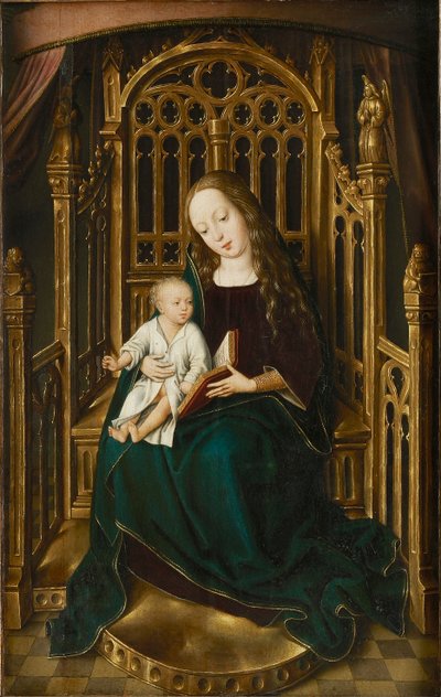 La Vergine e il bambino in trono da Master of the Magdalen Legend