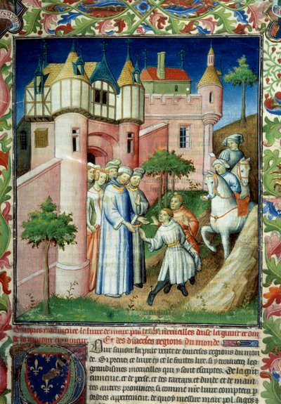 Fratelli Niccolò e Matteo Polo (zio e padre di Marco Polo) da Master of the Mazarine
