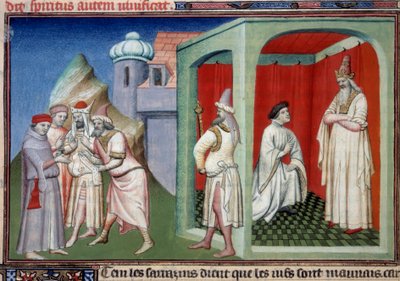 Giovanni di Mandeville e il Sultano da Master of the Mazarine