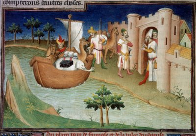 I fratelli Polo (incluso Marco Polo) arrivano a Ormuz dall