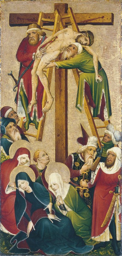 La discesa dalla croce da Master of the Middle Rhine
