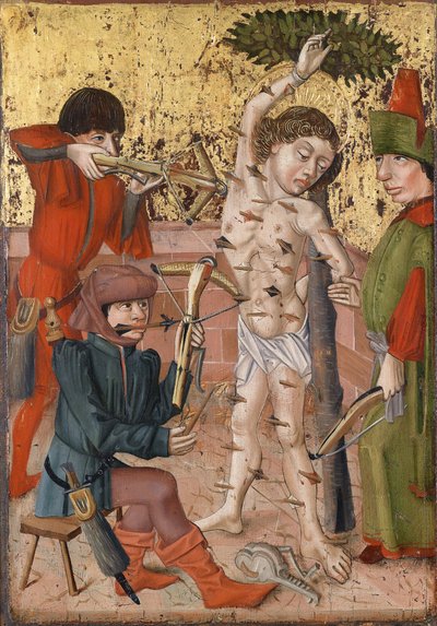 Il martirio di San Sebastiano, ca. 1470-1480 da Master of the Middle Rhine